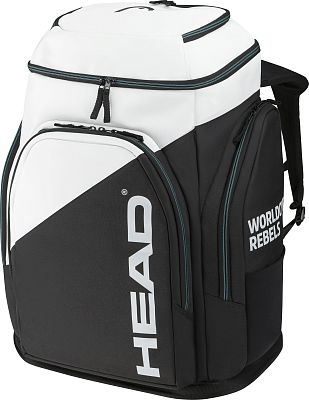 Превью  Рюкзак горнолыжный для вещей HEAD Rebels Racing Backpack L 90 l Black/White/Speed Blue (383034)